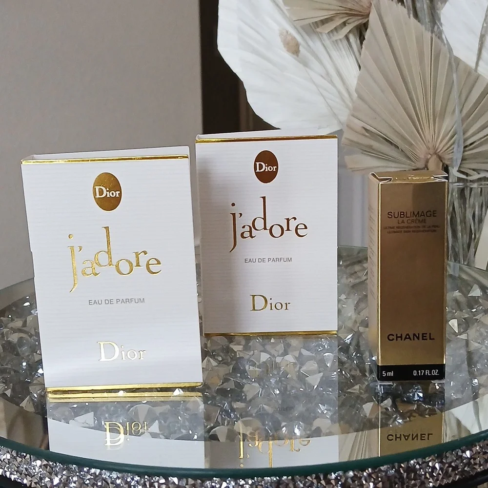 New 2 Dior J'adore Eau de Parfum and 1 Chanel Sublimage cream - Picture 15 of 17